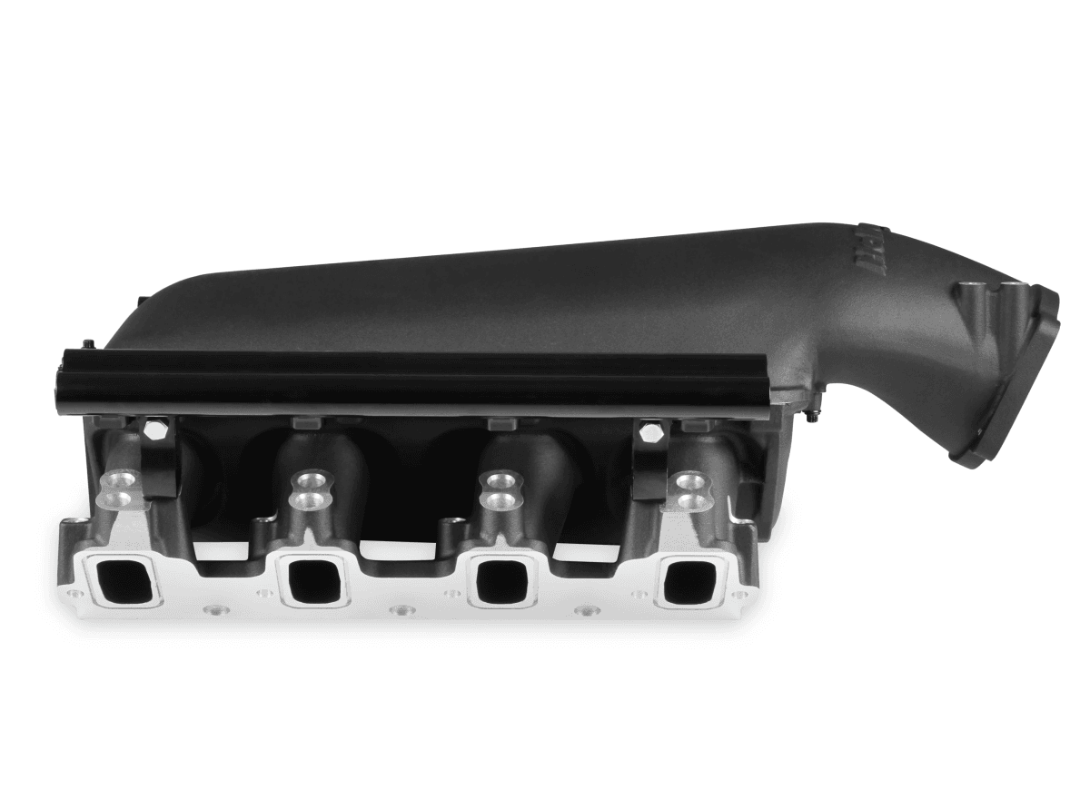 Holley Lo-Ram LS3 Intake Manifold w/ High Flow Fuel Rails - Black (16-Injectors) thumbnail 6