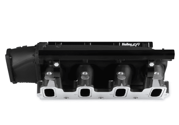 Holley Ultra Lo-Ram LS3/L92 Intake Manifold w/ High Flow Fuel Rails - Black thumbnail 6