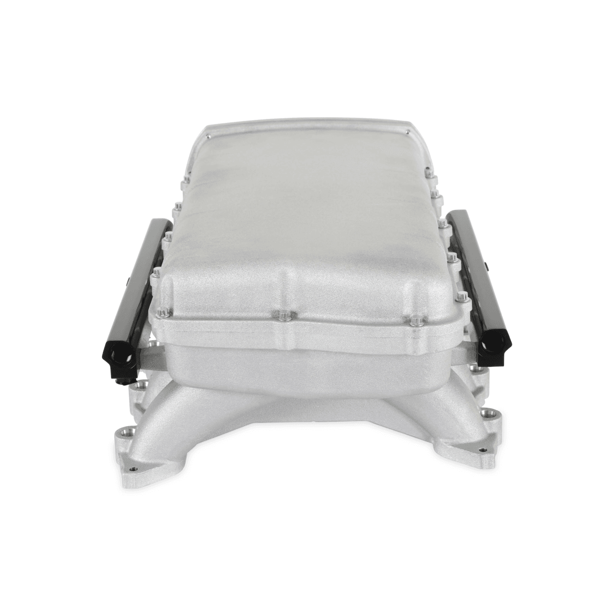 Holley Ultra Lo-Ram Coyote/Voodoo/Predator Intake Manifold w/ High Flow Fuel Rails - Natural (Round Inlet) thumbnail 4