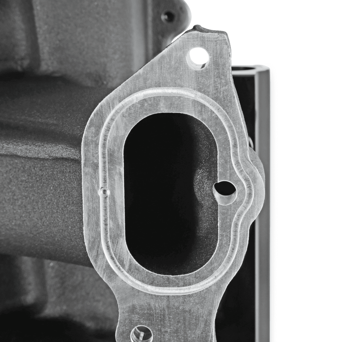 Holley Ultra Lo-Ram Coyote/Voodoo/Predator Intake Manifold w/ High Flow Fuel Rails - Black (Round Inlet) thumbnail 2