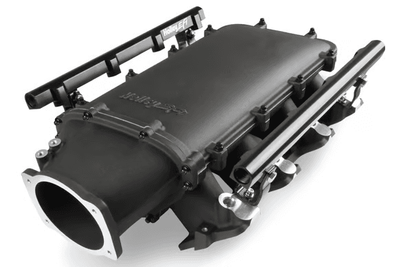 Holley Ultra Lo-Ram LS1/LS2/LS6 Intake Manifold w/ High Flow Fuel Rails - Black