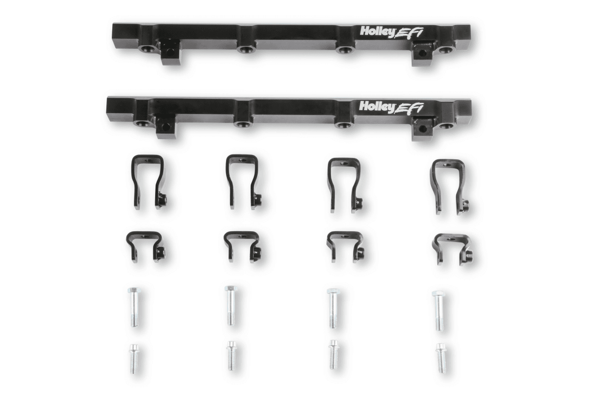 Holley Ultra Lo-Ram LS3 Intake Manifold w/ High Flow Fuel Rails - Natural thumbnail 3