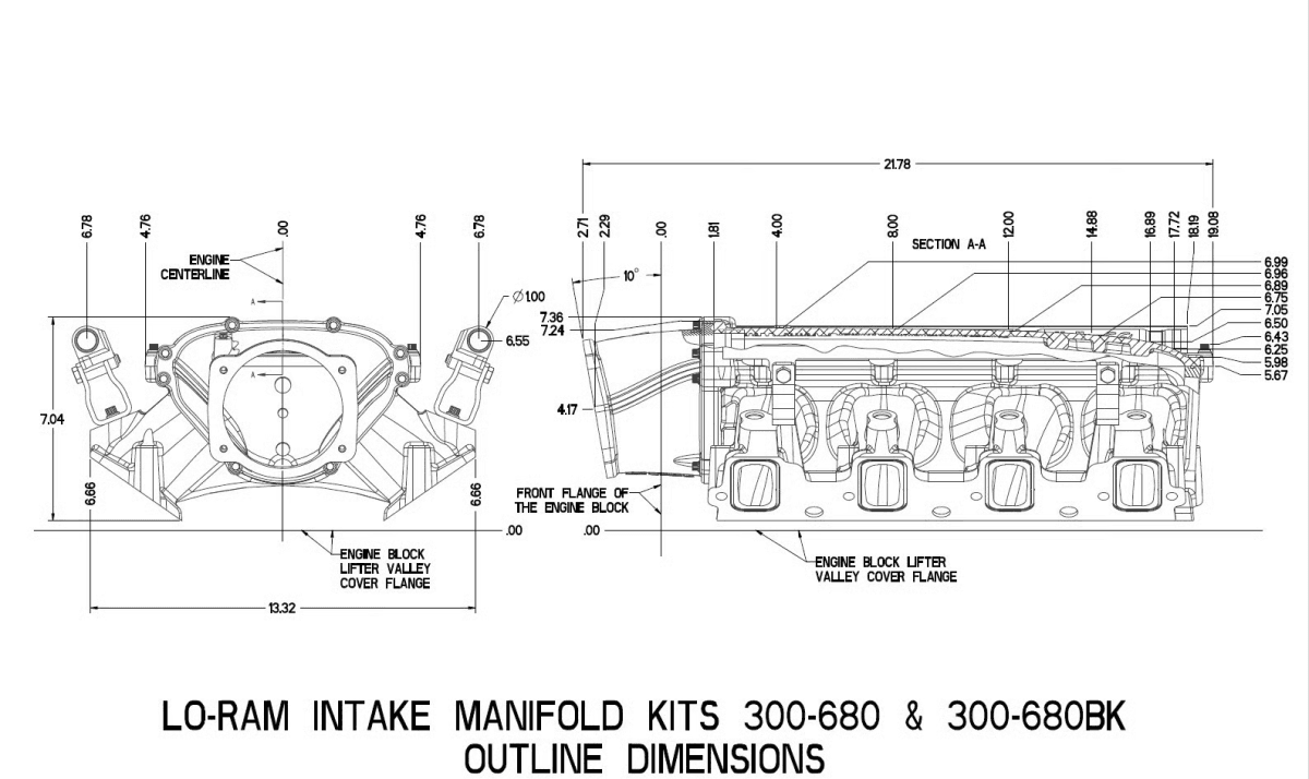 Holley Ultra Lo-Ram LS3 Intake Manifold w/ High Flow Fuel Rails - Natural thumbnail 7