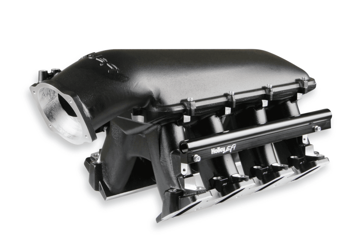 Holley Hi-Ram LS1/LS2/LS6 92MM Intake Manifold w/ High Flow Fuel Rails - Black