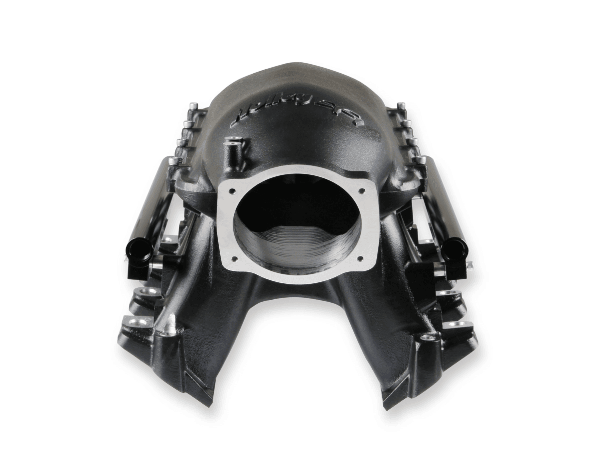 Holley Hi-Ram LS1/LS2/LS6 92MM Intake Manifold w/ High Flow Fuel Rails - Black thumbnail 3