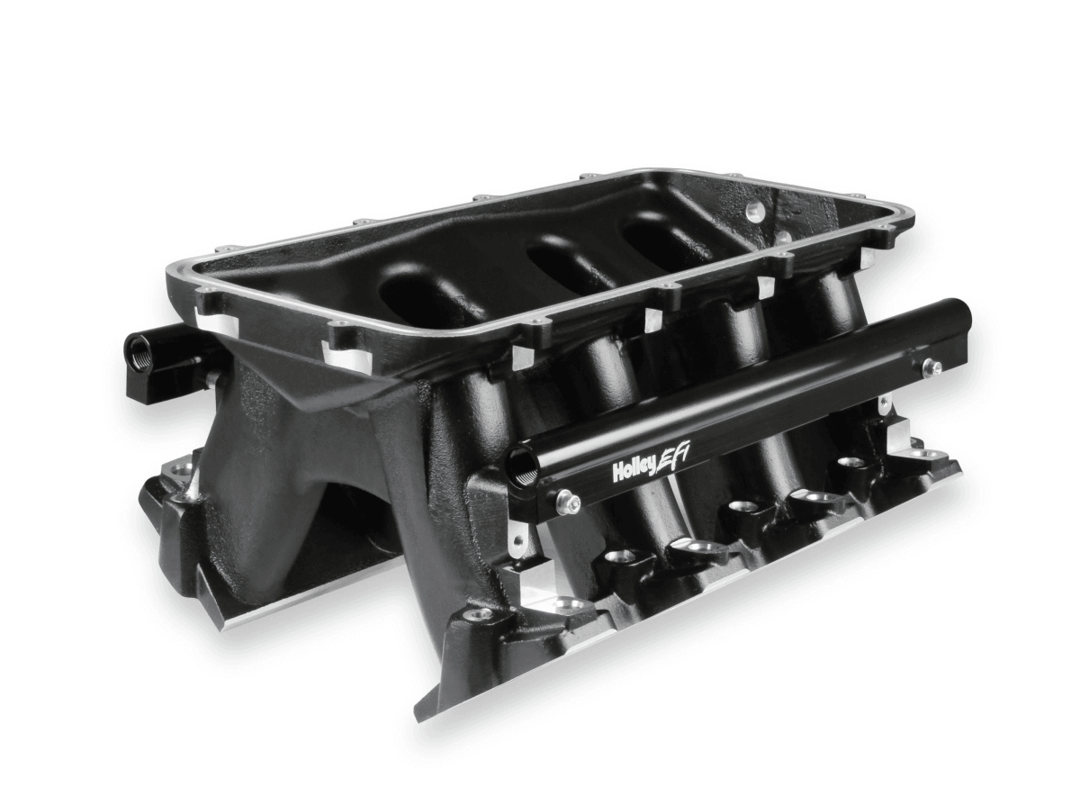 Holley Hi-Ram LS1/LS2/LS6 105MM Intake Manifold w/ High Flow Fuel Rails - Black thumbnail 4