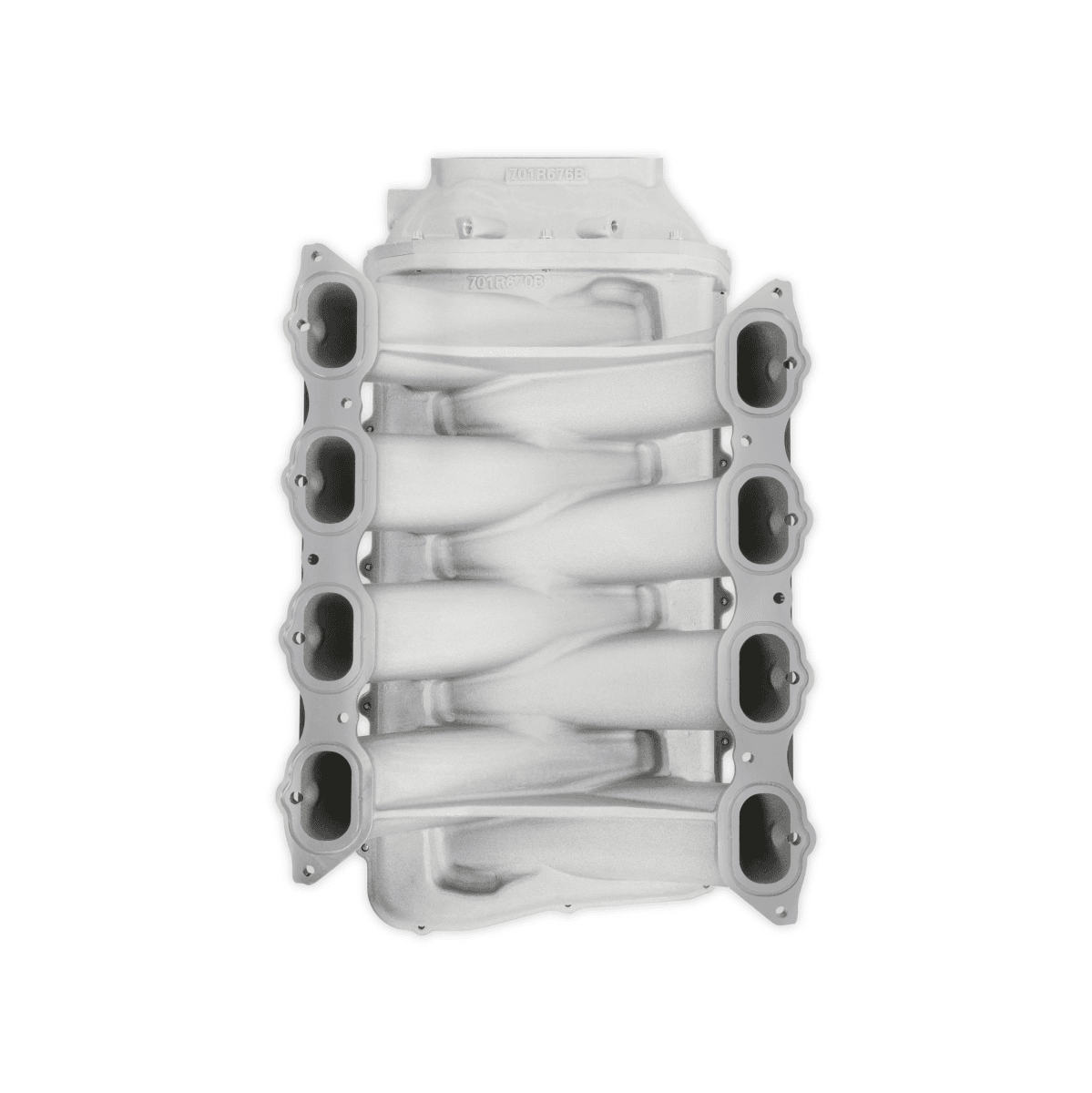 Holley Ultra Lo-Ram Coyote/Voodoo/Predator Intake Manifold w/ High Flow Fuel Rails - Natural (Oval Inlet) thumbnail 5