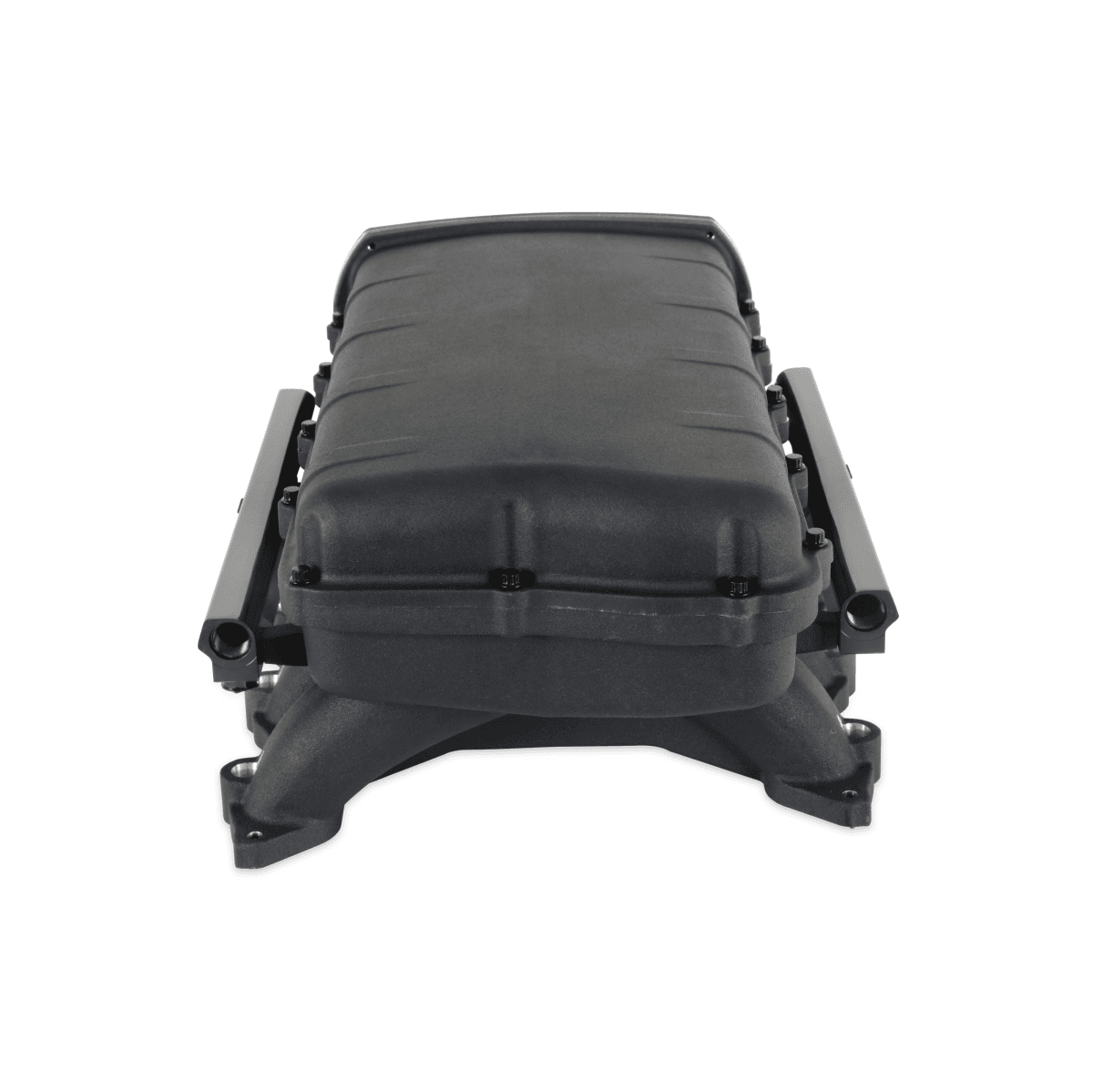 Holley Ultra Lo-Ram Coyote/Voodoo/Predator Intake Manifold w/ High Flow Fuel Rails - Black (Oval Inlet) thumbnail 4