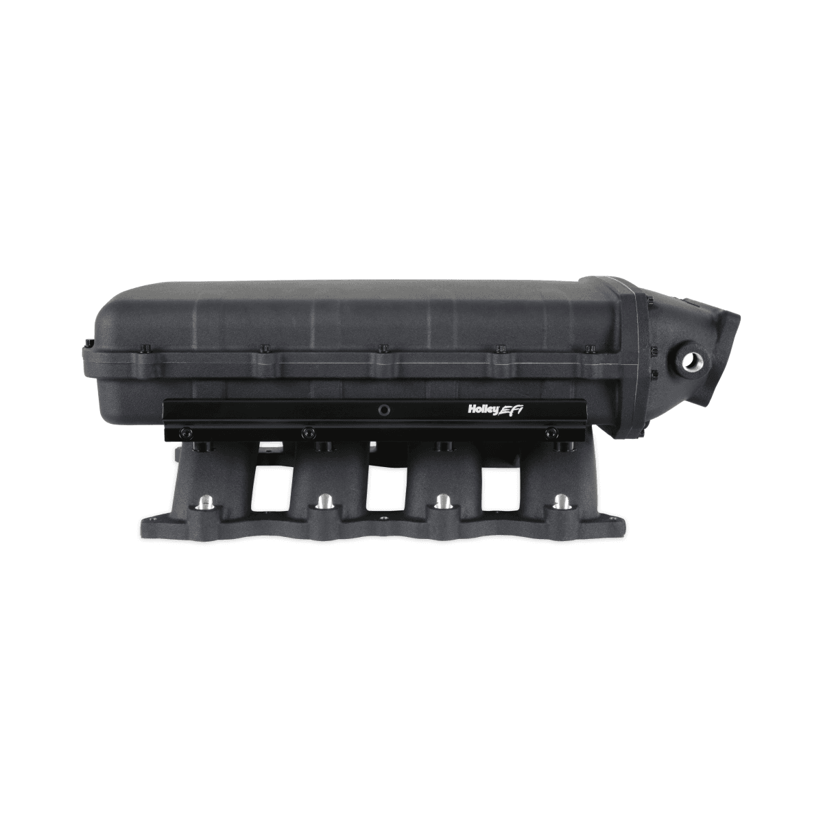 Holley Ultra Lo-Ram Coyote/Voodoo/Predator Intake Manifold w/ High Flow Fuel Rails - Black (Oval Inlet) thumbnail 5