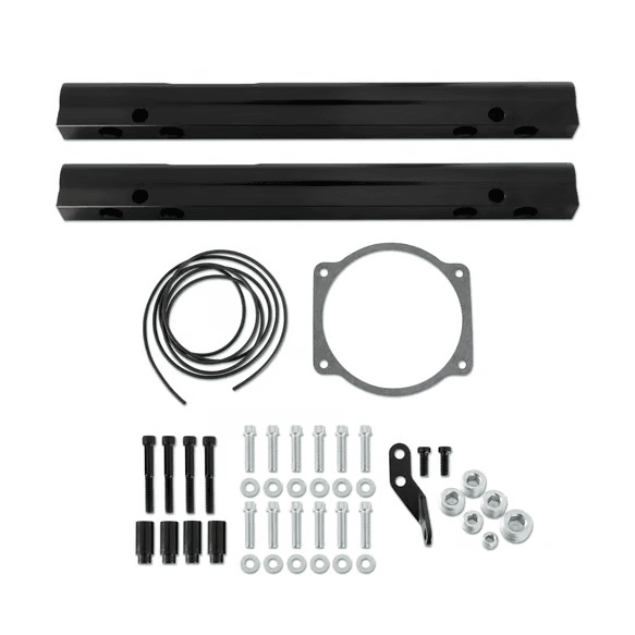 Holley Hi-Ram SBC 105MM Intake Manifold w/ High Flow Fuel Rails - Satin thumbnail 6