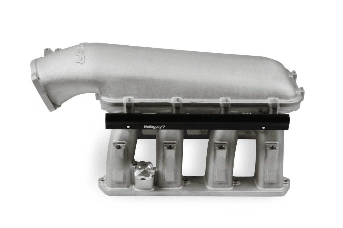 Holley Hi-Ram Gen III Hemi 95mm Intake Manifold w/ High Flow Fuel Rails - Satin thumbnail 3