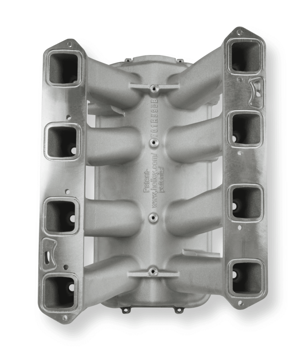 Holley Hi-Ram Gen III Hemi 95mm Intake Manifold w/ High Flow Fuel Rails - Satin thumbnail 5