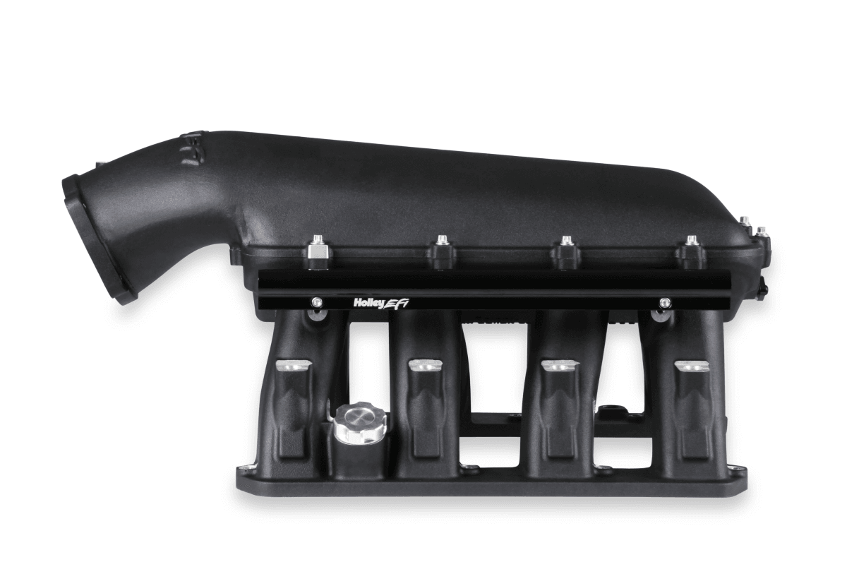 Holley Hi-Ram Gen III Hemi 95mm Intake Manifold w/ High Flow Fuel Rails - Black thumbnail 6