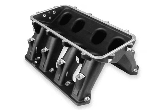 Holley Hi-Ram Gen III Hemi 105mm Intake Manifold w/ High Flow Fuel Rails - Black thumbnail 7