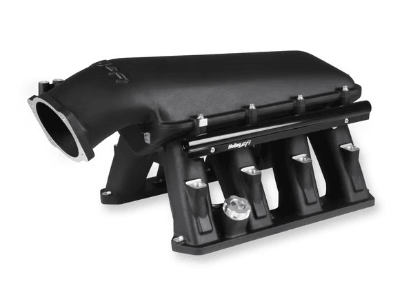 Holley Hi-Ram Gen III Hemi 105mm Intake Manifold w/ High Flow Fuel Rails - Black