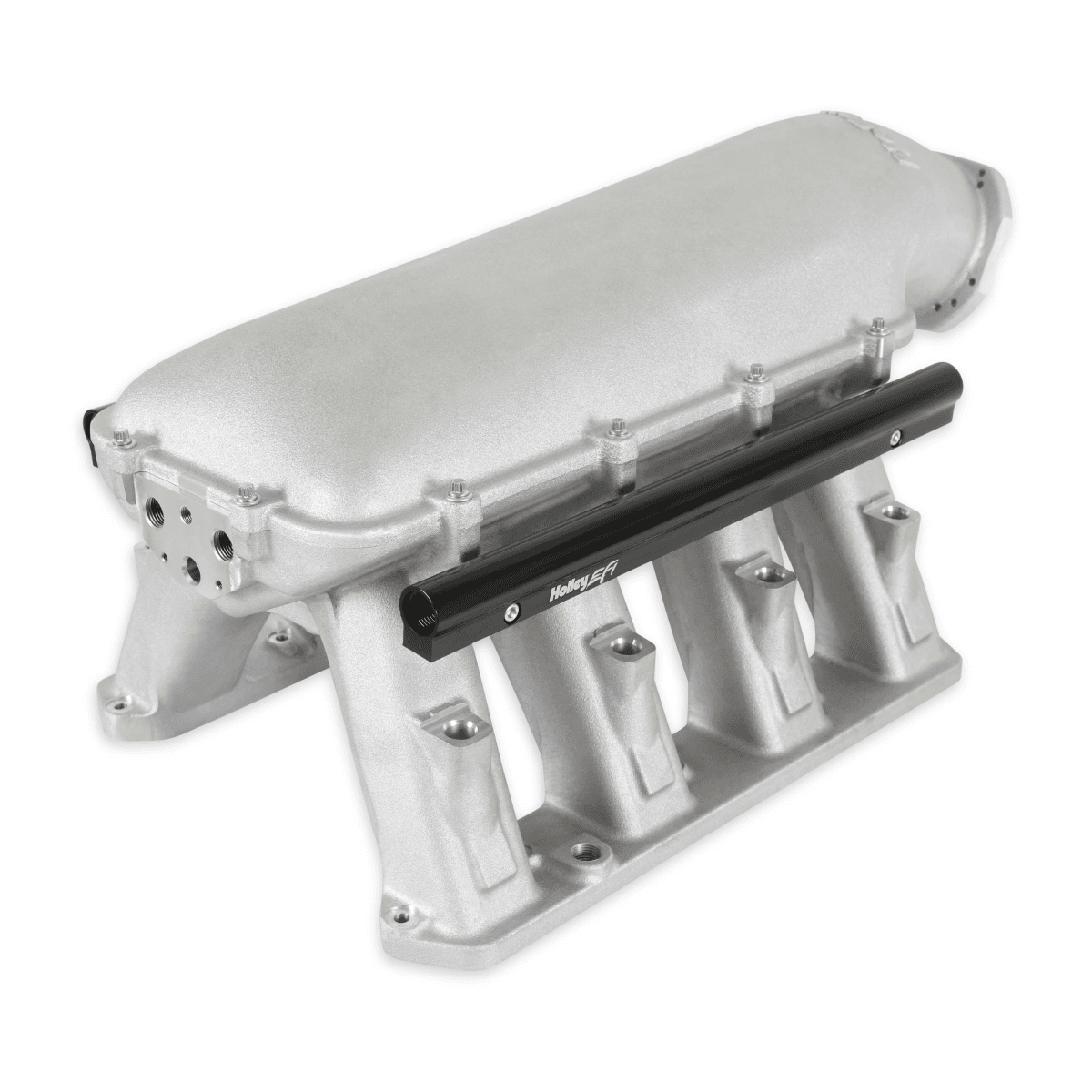 Holley Hi-Ram Gen III Hemi 80/92mm Intake Manifold w/ High Flow Fuel Rails - Satin thumbnail 2
