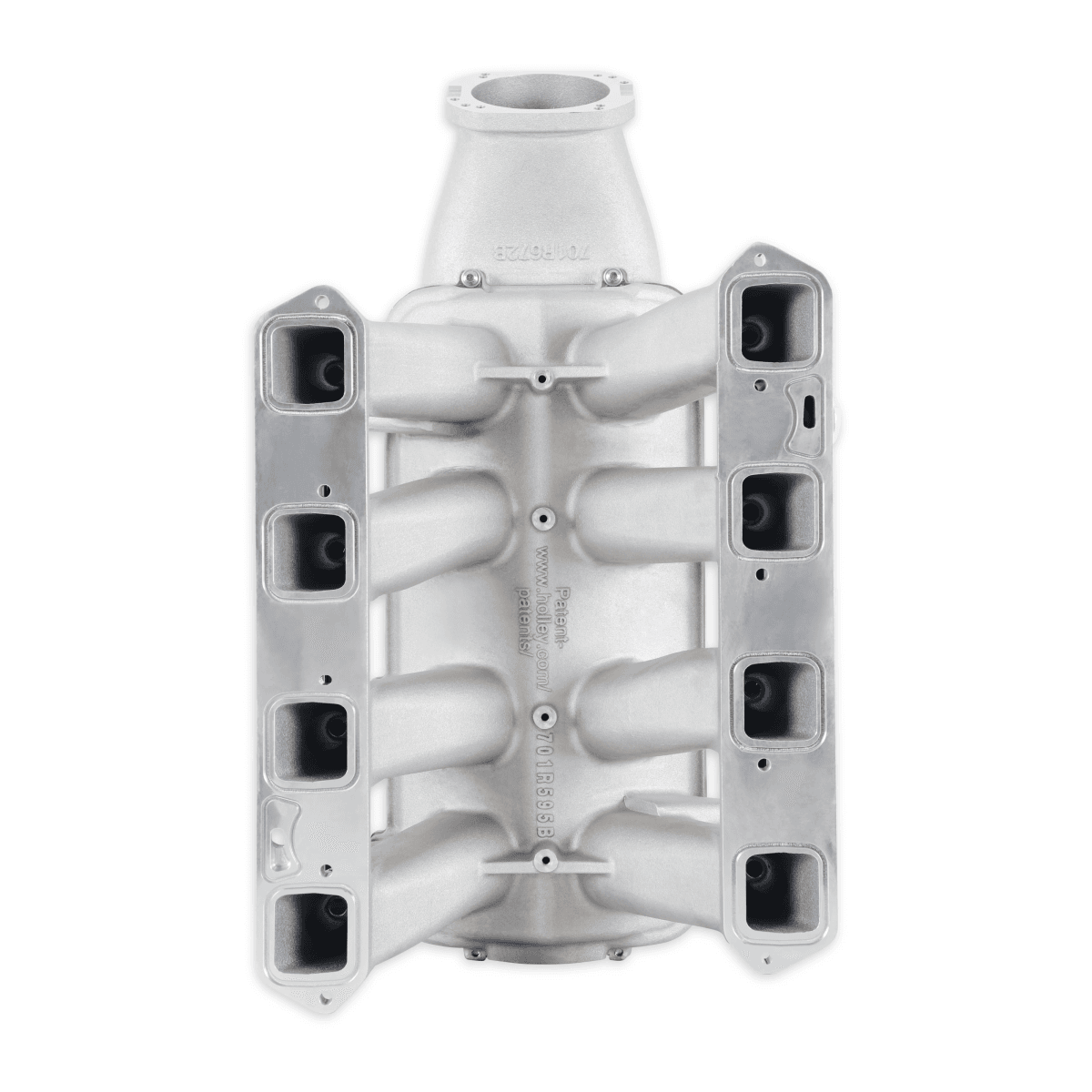 Holley Hi-Ram Gen III Hemi 80/92mm Intake Manifold w/ High Flow Fuel Rails - Satin thumbnail 5