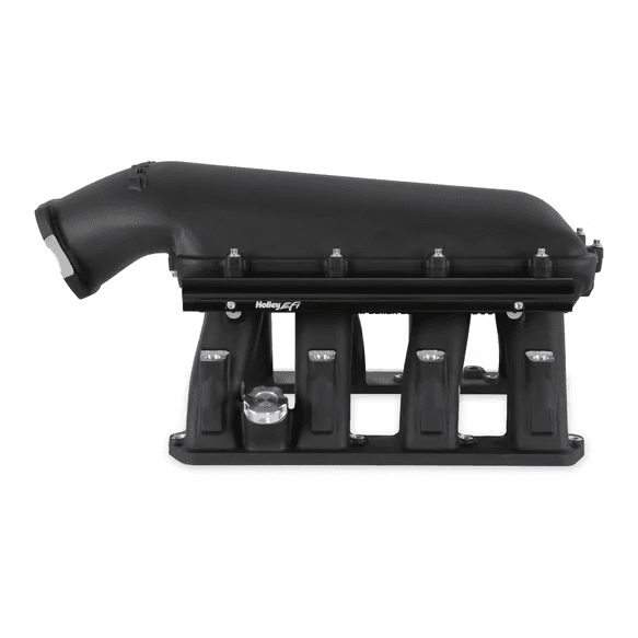 Holley Hi-Ram Gen III Hemi 80/92mm Intake Manifold w/ High Flow Fuel Rails - Black thumbnail 3