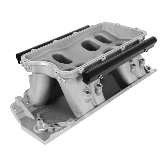 Holley Hi-Ram BBC 105MM Intake Manifold w/ High Flow Fuel Rails - Satin thumbnail 4