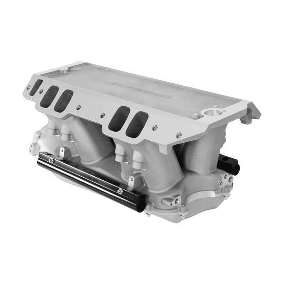 Holley Hi-Ram BBC 105MM Intake Manifold w/ High Flow Fuel Rails - Satin thumbnail 6