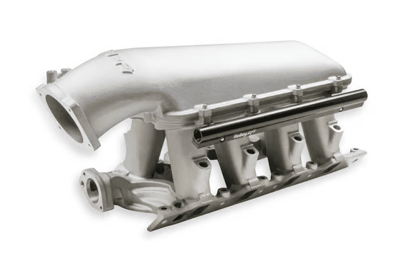 Holley Hi-Ram SBF 95MM Intake Manifold w/ High Flow Fuel Rails - Satin (8.2 Deck)