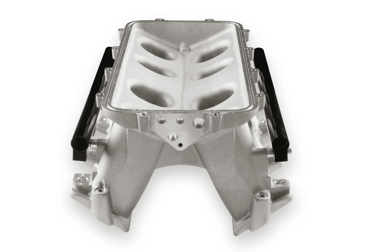 Holley Hi-Ram LS7 92MM Intake Manifold w/ High Flow Fuel Rails - Satin thumbnail 4