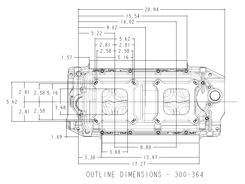 Holley Hi-Ram BBC Dual 4150 Carb Intake Manifold w/ High Flow Fuel Rails for Port Injection - Satin thumbnail 8