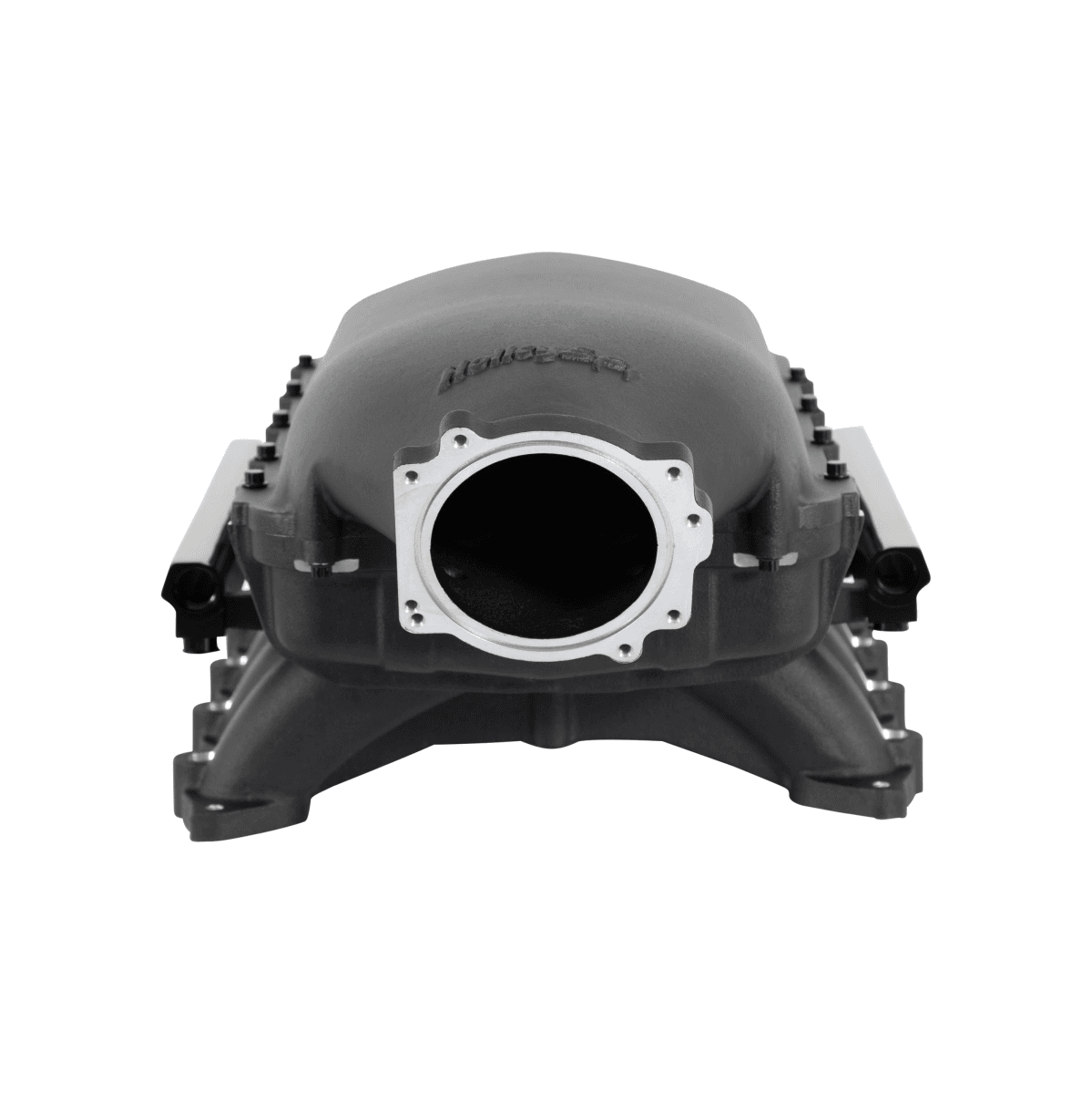 Holley Hi-Ram Coyote/Voodoo/Predator Intake Manifold w/ High Flow Fuel Rails - Black (For 93MM GT500/GT350 Style Throttle Body & LS 4-Bolt Throttle Bodies) thumbnail 5