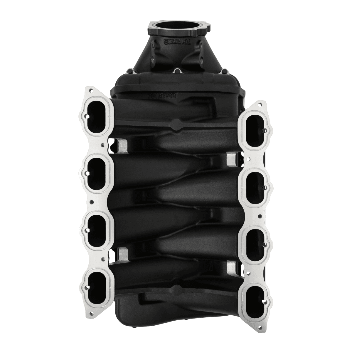 Holley Hi-Ram Coyote/Voodoo/Predator Intake Manifold w/ High Flow Fuel Rails - Black (For 93MM GT500/GT350 Style Throttle Body & LS 4-Bolt Throttle Bodies) thumbnail 6