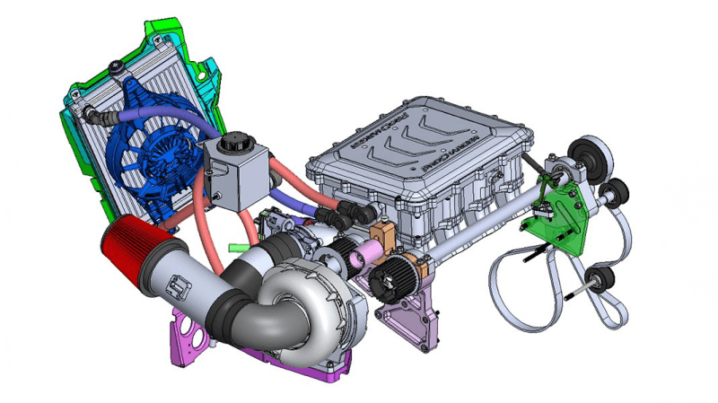Procharger 2020-2025 Corvette Convertible C8/Convertible E-Ray 6.2L LT2 Stage II Intercooled Tuner Supercharger Kit thumbnail 8