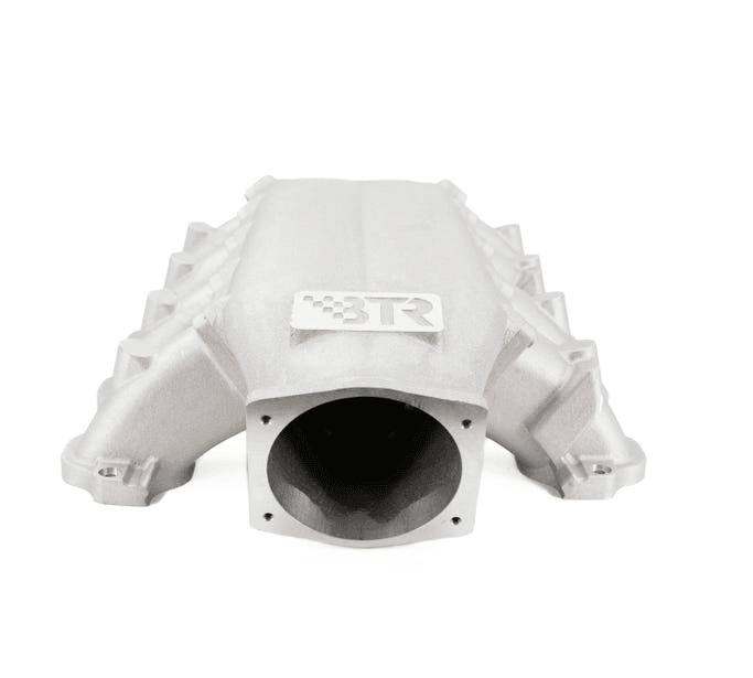BTR Ford Godizlla Trinity Cast Aluminum Intake Manifold w/ CNC Runners - Natural Finish