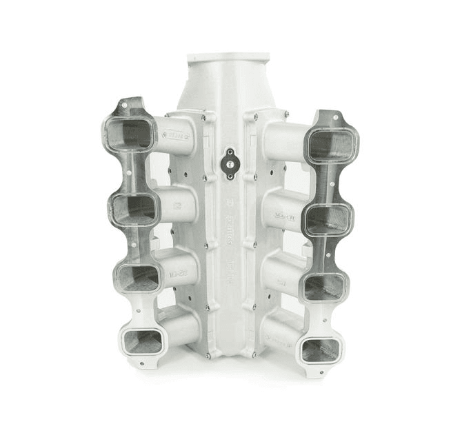 BTR Ford Godizlla Trinity Cast Aluminum Intake Manifold w/ CNC Runners - Natural Finish thumbnail 4
