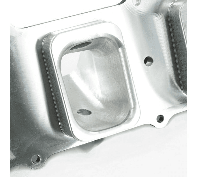 BTR Ford Godzilla Trinity Cast Aluminum Intake Manifold w/ CNC Runners - Black Finish thumbnail 4