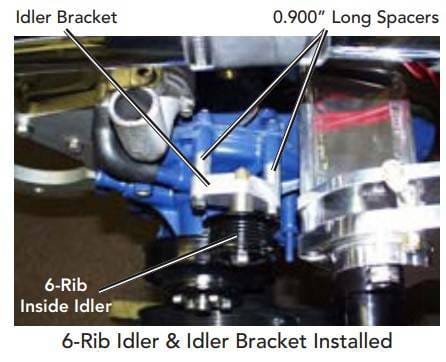 ProCharger 1986-93 Mustang 6 Rib Tensioner / Idler Bag