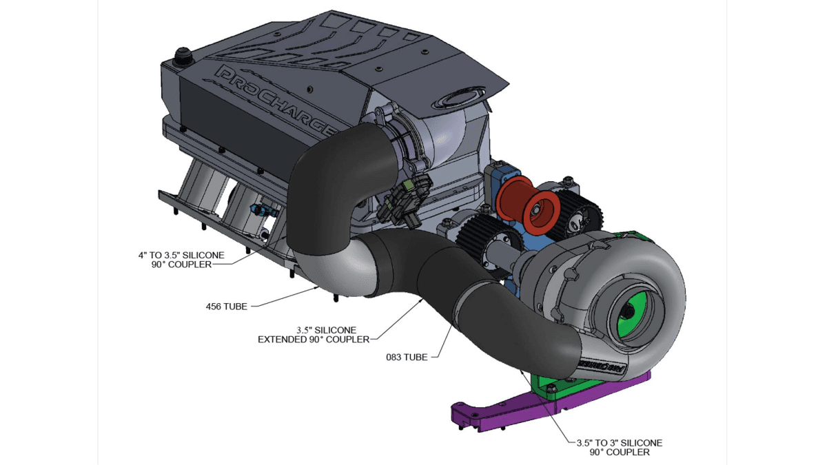Procharger 2020-2025 Corvette C8 Stingray/E-Ray Coupe 6.2L LT2 HO Intercooled Supercharger System thumbnail 10