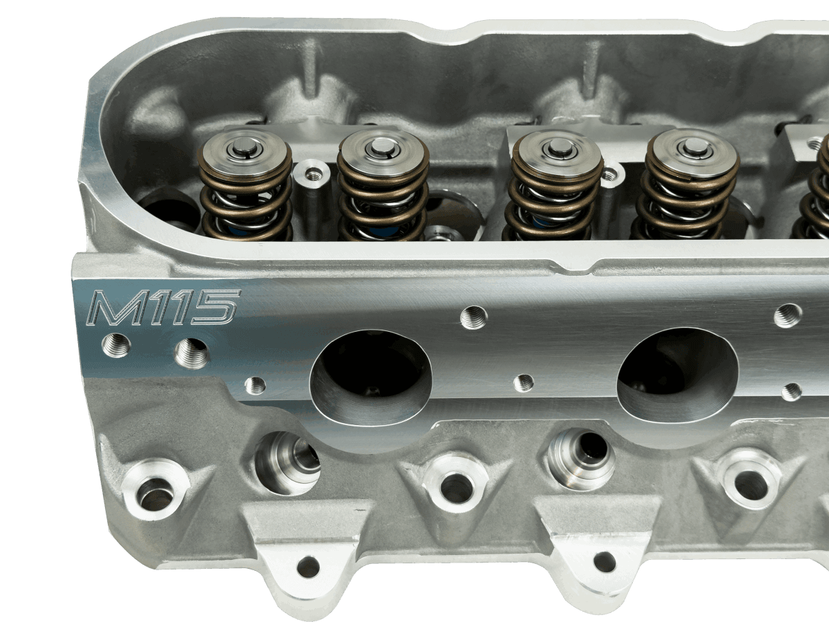 Frankenstein M115 Monster 225cc LS1/LS2/LS6 CNC Ported 15 Degree Cathedral Port Cylinder Head, 64cc Chambers, Assembled thumbnail 3