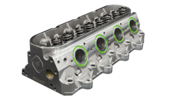 Frankenstein M712BM Boost-Monster 283cc LS7 CNC Ported 12 Degree Cylinder Head, 68cc Chambers, Assembled