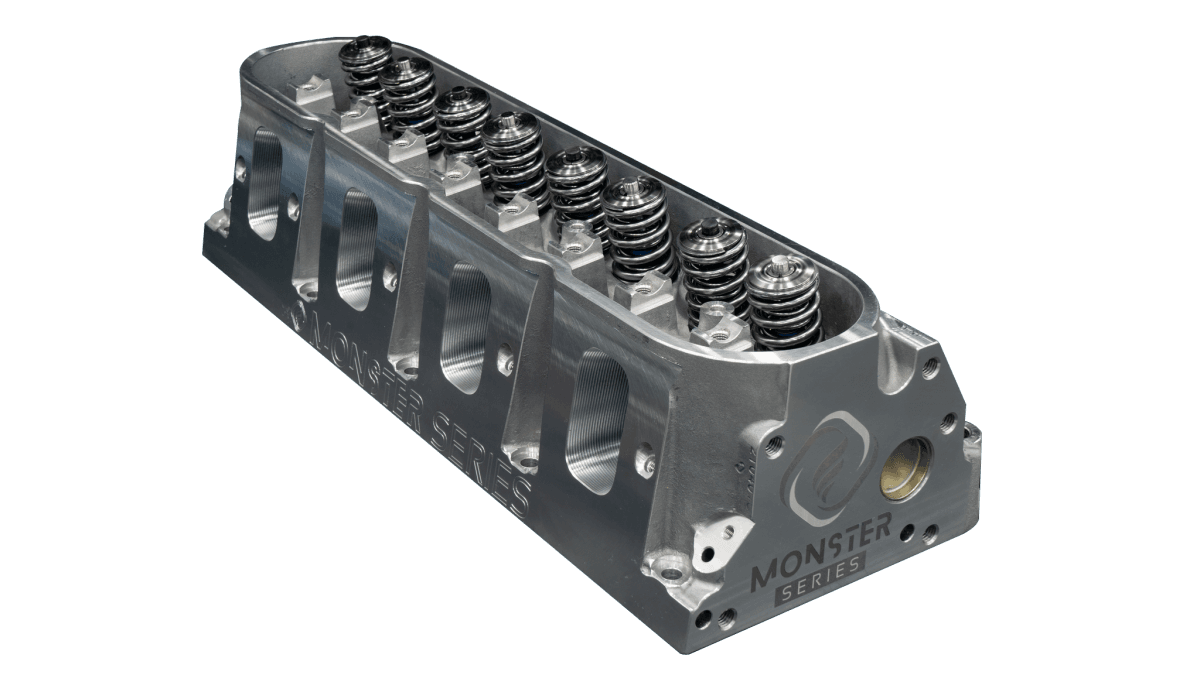Frankenstein M712 Monster 283cc LS7 CNC Ported 12 Degree Cylinder Head, 66cc Chambers, Bare thumbnail 2