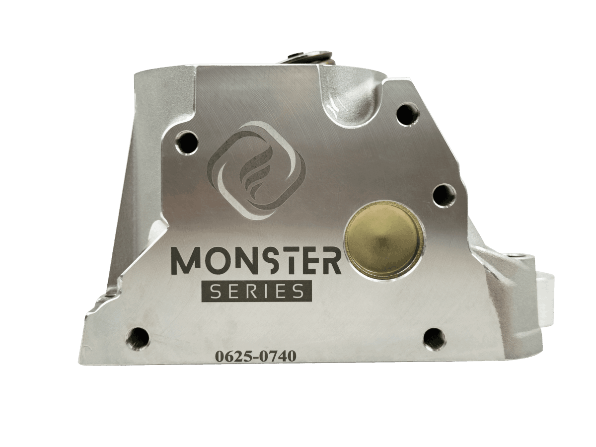 Frankenstein M115 Monster 240cc LS1/LS2/LS6 CNC Ported 15 Degree Cathedral Port Cylinder Head, 64cc Chambers, Bare thumbnail 7