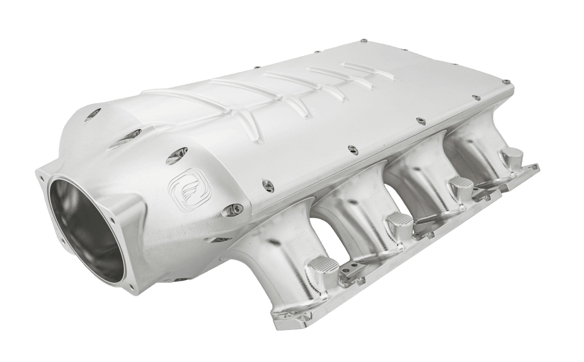 Frankenstein LT Billet LowPro Port Injection Intake Manifold - Raw Finish  (2000HP Rated)