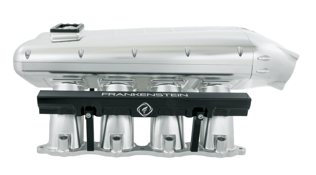 Frankenstein Coyote 5.0L/GT350 Billet Intake Manifold - Raw Finish  (2000HP Rated) thumbnail 3