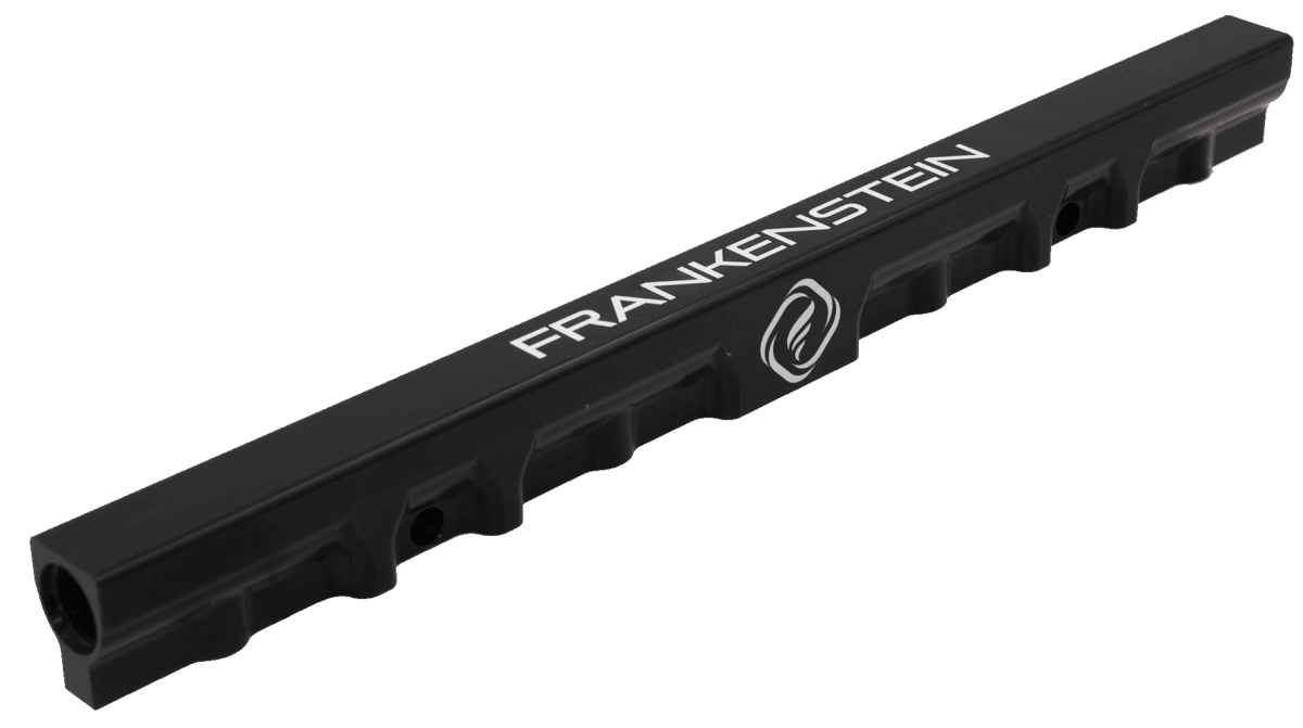 Frankenstein Coyote 5.0L/GT350 Billet Intake Manifold - Anodized Black Finish  (2000HP Rated) thumbnail 4