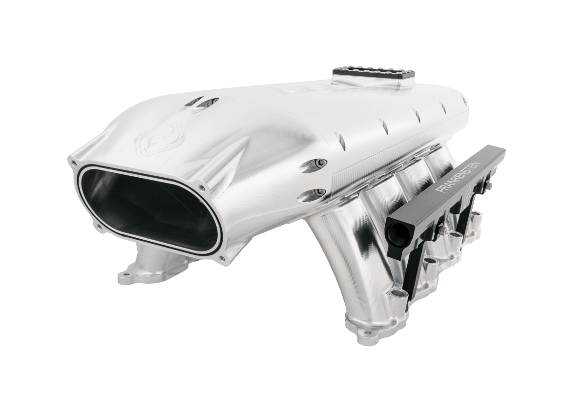 Frankenstein Coyote 5.0L/GT350 Billet Intake Manifold - Anodized Black Finish  (2000HP Rated)