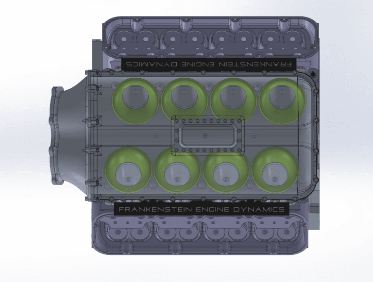 Frankenstein LS3 Billet F-Zero Intake Manifold - Anodized Black Finish (3000HP Rated) thumbnail 7