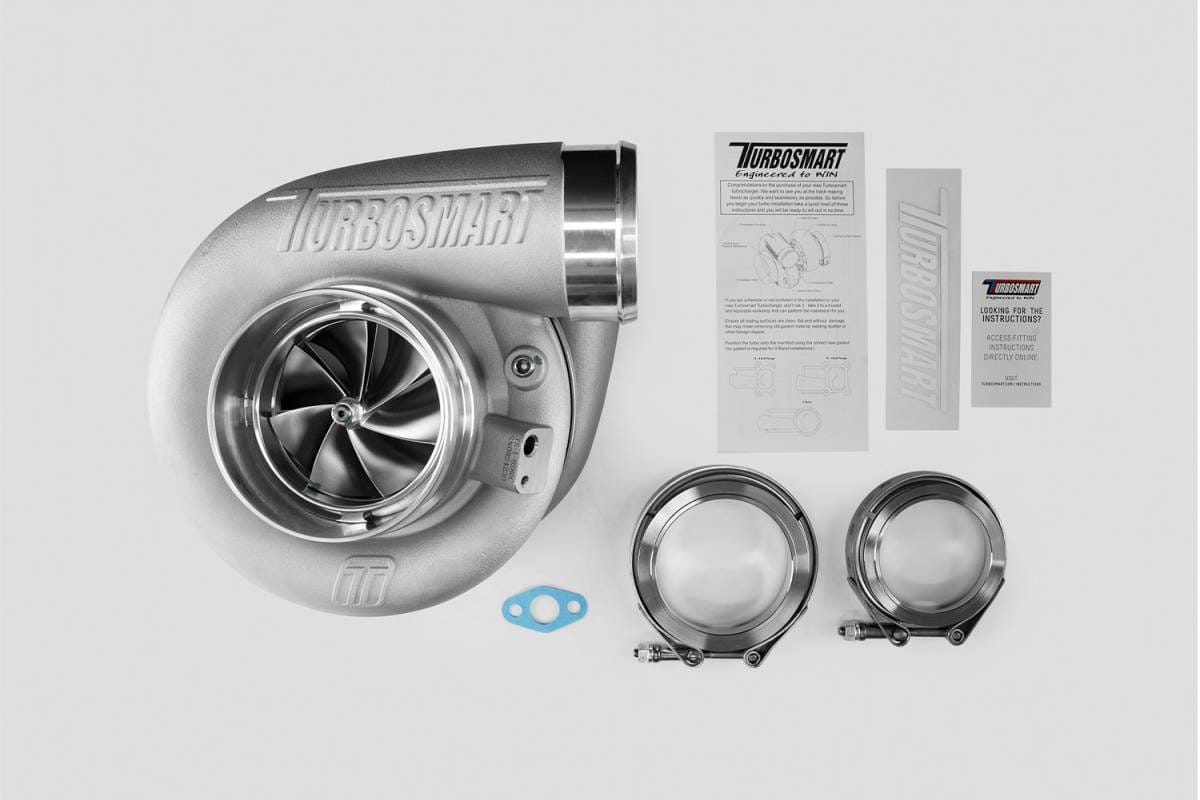Turbosmart TS-1 Performance Turbocharger 8280 V-Band 82mm (0.96 AR) Externally Wastegated thumbnail 6