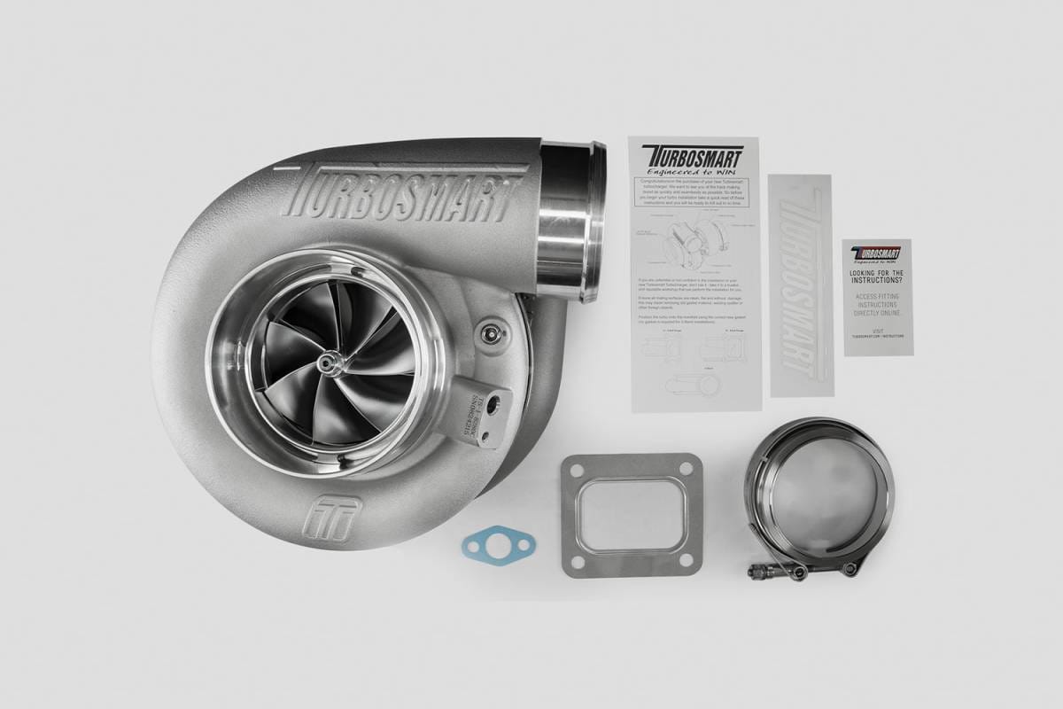 Turbosmart TS-1 Performance Turbocharger 8280 T4 82mm (1.24 AR) Externally Wastegated thumbnail 2