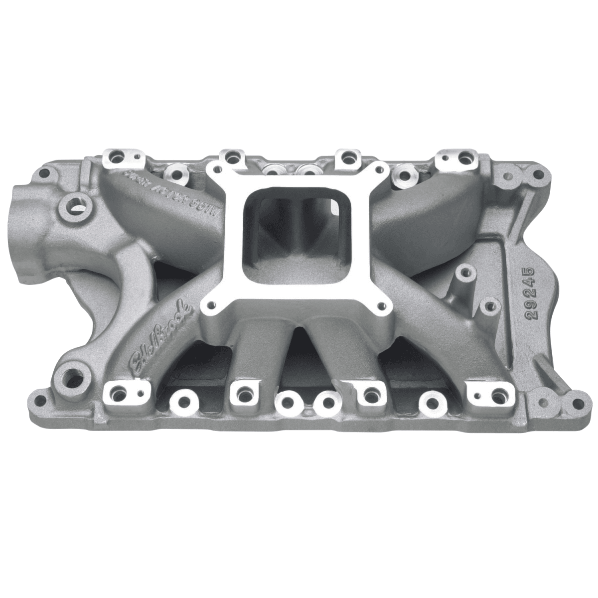 Edelbrock Super Victor EFI 351W Single Plane Intake Manifold W/ 4150 Flange - Satin Finish (9.5" Deck) thumbnail 2