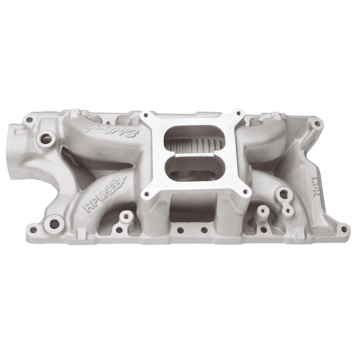 Edelbrock Performer RPM Air-Gap Dual Plane Intake Manifold for SBF 302/331/347 w/ Holley 4150 Pattern - Satin