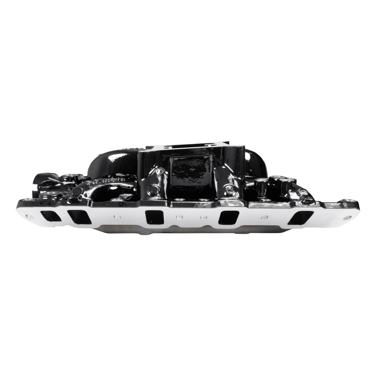 Edelbrock Performer RPM Air-Gap Dual Plane Intake Manifold for SBF 302/331/347 w/ Holley 4150 Pattern - Black Plasma thumbnail 4