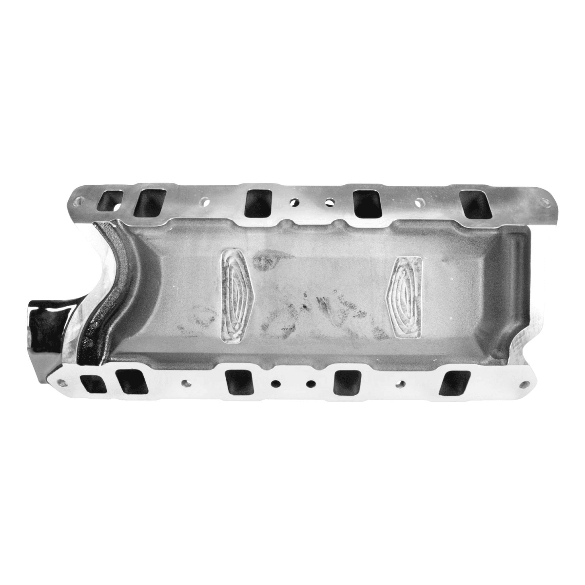 Edelbrock Performer RPM Air-Gap Dual Plane Intake Manifold for SBF 302/331/347 w/ Holley 4150 Pattern - Black Plasma thumbnail 5
